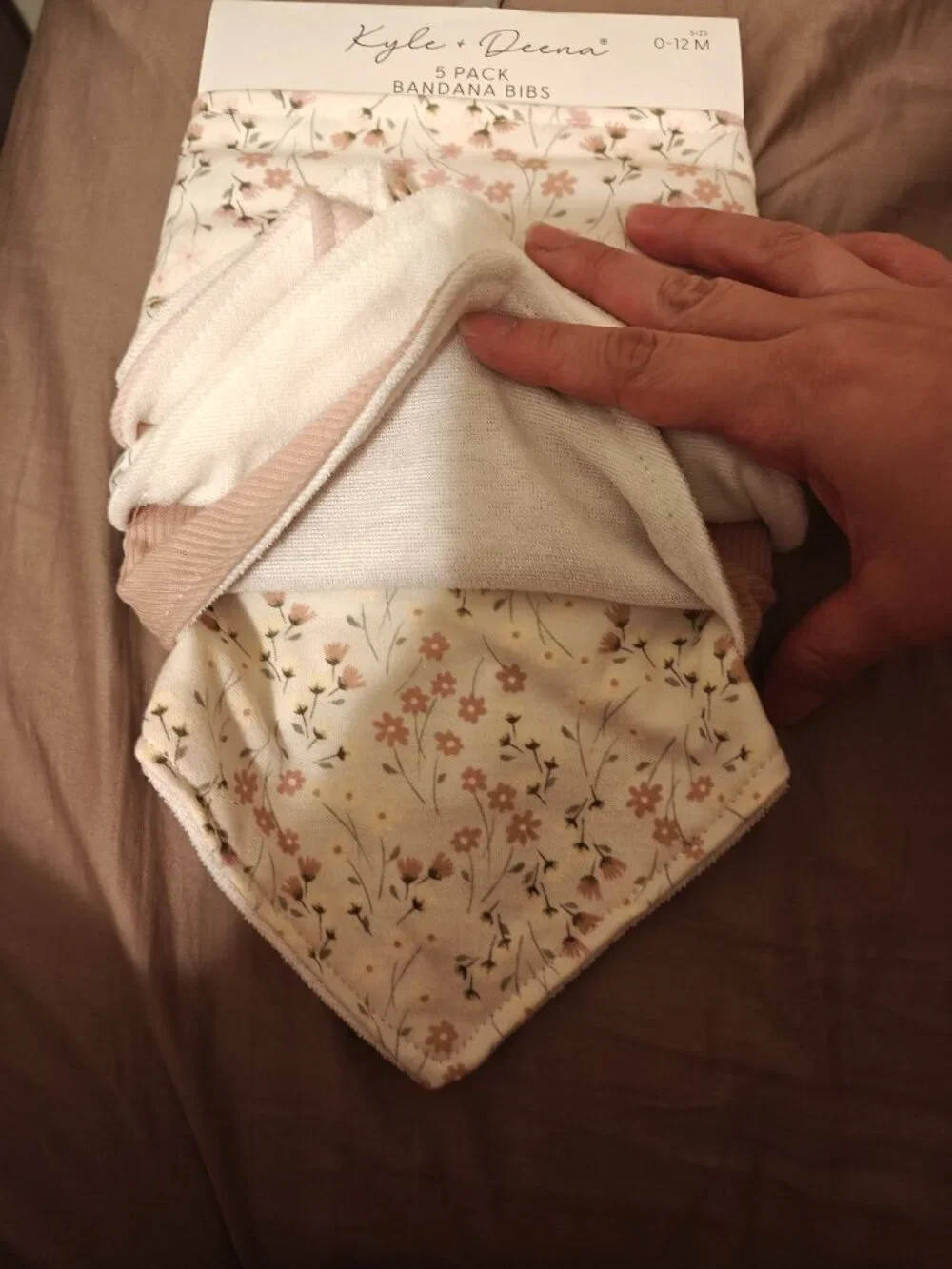 Kyle and Deena 5 pack bandana bibs 0-12months